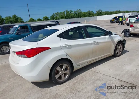 2013 Hyundai Elantra Gls from USA, damaged, VIN 5NPDH4AE9DH295782